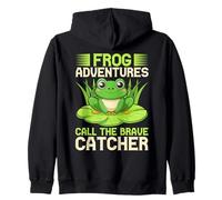Cazador De Ranas Adventures Call The Brave Rana Sudadera con Capucha