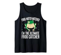Cazador De Ranas Frog-Match Matcher Rana Camiseta sin Mangas