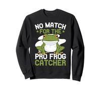 Cazador De Ranas No Match For The Rana Sudadera