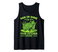 Cazador De Ranas Rain Or Shine I´m A Divine Rana Camiseta sin Mangas