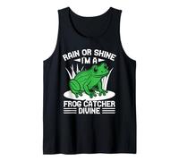 Cazador De Ranas Rain Or Shine I´m A Divine Rana Camiseta sin Mangas