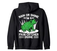 Cazador De Ranas Rain Or Shine I´m A Divine Rana Sudadera con Capucha