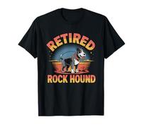 Cazador De Rocas Jubilado Coleccionista Caza Minerales Camiseta