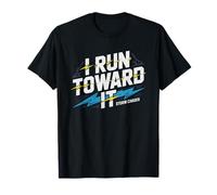 Cazador De Tormentas Humor Corre hacia La Tormenta Identidad Camiseta