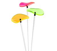 Cazador-del-Sol Lucille - Pequeños colectores solares ondulados - Paquete de 3 Piezas - 3 Colores - Varillas de 25 cm
