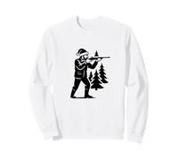 Cazador Navidad Cazador Caza Jersey Navidad Permiso de Caza Sudadera