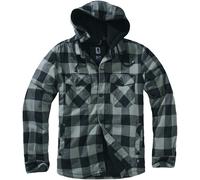 Cazadora con capucha Brandit Lumber Hombre Franela Cálido Black/Charcoal