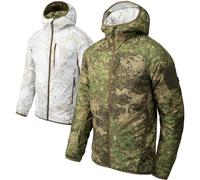 Cazadora con capucha Helikon Reversible Wolfhound Pencott Wildwood/Snowdrift