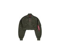 Alpha Industries MA-1 Vintage Cropped Light Chaquetas bomber Talla XS - Verde