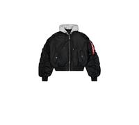 Cazadora crop con capucha para mujer Alpha Industries L