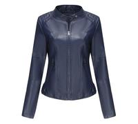 Cazadora Cuero Mujer Chaquetas Mujer Cazadora De Piel Talla Grande Bomber Negra Chaqueta Invierno Vaquera Abrigo Vuelta Vestir Ropa Impermeable Leather Jacket Xxxl Militar Entretiempo Plumas Corto