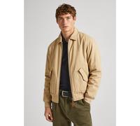 Cazadora de aviador con bolsillos Hombre Talla XL. Color Beige