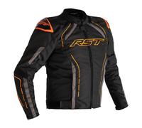 RST S-1, chaqueta textil impermeable L male Negro/Gris/Naranja