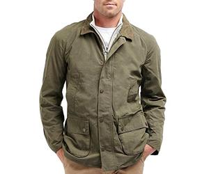 Cazadora de verano casual Barbour MCA0732-OL51 Ashby verde oliva de algodón, ajuste regular para hombre, Verde oliva, M