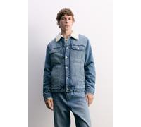 Cazadora denim borreguillo AZUL M