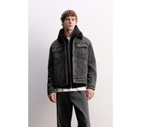 Cazadora denim borreguillo NEGRO DELAVADO XXL