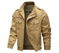 Cazadora Doble Faz Hombre Largo Ligera Blanco Cuadros Brillante Vintage Vuelta Alto Camisera Varones Arreglado Oso Dentro Temperaturas America Dril Nylon Delgada Natural Black