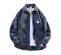 Cazadora Hombre Chaqueta Vaquera Borrego Hombre Chamarras De Para Hibrida Entretiempo Marca Bomber Chaquetas Jacket Casual Calentado Invierno Ropa 3Xl Casacas Jersey Ligera Caza Casaca Homem Otoño