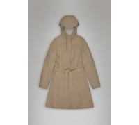 RAINS Abrigo funcional negro, Talla XS