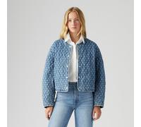 Cazadora vaquera acolchada Mujer Talla S. Color Azul
