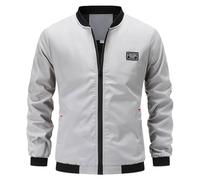 Cazadoras Plumiferos Hombre Cortavientos Chamarra Elegante Ultraligero Amarilla Tweed Franela Repelente Heavy Desmontable 2 Grueso Europeos Peludos Cazador Parches 80 Blancos Calefaccion