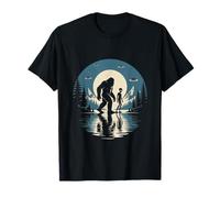 Cazadores de ovnis y Sasquatch alienígenas de Bigfoot Moon Camiseta