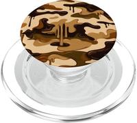Cazadores de Patos camuflados de Camuflaje marrón para Caza de Aves acuáticas Beige PopSockets PopGrip para MagSafe