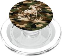 Cazadores de Patos de Caballos de Camuflaje Camuflaje de Aves acuáticas PopSockets PopGrip para MagSafe