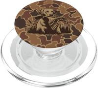 Cazadores de Patos de Camuflaje de Camuflaje de Caza de Aves acuáticas Vintage PopSockets PopGrip para MagSafe