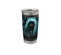 cazadores de sombras en el bosque antiguo una leyenda sobre Vaso térmico de acero inoxidable de doble pared