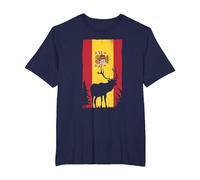 Cazadores Divertido Cazadora Caza Cazador Camiseta, Hombre Tallas Grandes, Azul Marino, 6X Alto