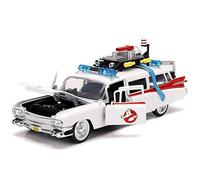 Jada Cazafantasmas - Vehículos Hollywood Rides - Coche ECTO-1 Blanco, 1:24