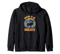 Cazar Es Mi Alma Gemela Estilo Rústico Sudadera con Capucha