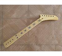 CAZARU 22 trastes, Cuello de Arce, Cuello de Guitarra eléctrica, Cabezal de plátano para Piezas, 1 Uds., Piezas de Repuesto