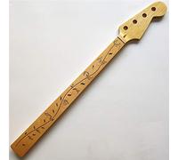 CAZARU Bajo Estilo 4 Cuerdas 20 trastes Arce bajo Cuello Reemplazo de Piezas de Guitarra eléctrica Accesorios para Instrumentos de Cuerda