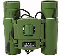 CAZARU Binoculares telescópicos para Adultos Regalos Binoculares 8x21 Telescopio LLL SIN Infrarrojos Zoom HD, para Viajes al Aire Libre Una Vida Interesante