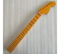CAZARU Completo 22 trastes Arce Guitarra eléctrica mástil Parte Grande clavijero Amarillo