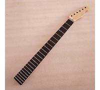 CAZARU Mástil de Guitarra de Arce 22 trastes Diapasón de ébano 25,5 Pulgadas