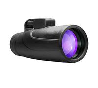 CAZARU Monoculares Impermeables, telescopio monocular 12X50, con minitrípode Adaptador de teléfono, para observación de Aves, Camping, Senderismo