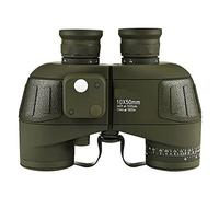 CAZARU Prismáticos Militares 10x50 para Adultos con telémetro y brújula, adecuados para la Caza, la observación de Aves y los Viajes