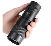 CAZARU Telescopio monocular 8-40x40, Zoom retráctil Compacto, Impermeable, Profesional, HD, Vidrio ED con trípode, Clip para teléfono