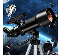 CAZARU Telescopio Refractor para niños, Adultos y Principiantes, Apertura de 70 mm, Montura AZ de 400 mm, telescopio astronómico para niños, Regalos para niños