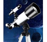 CAZARU Telescopios para niños Principiantes, telescopio Refractor de astronomía de 70 mm con trípode Ajustable Alcance portátil para niños Adultos