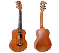 CAZARU Ukelele Tenor de 5 Cuerdas Caoba sólida Ukelele Uke de 26 Pulgadas mi Primera Guitarra