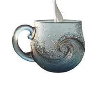 Cazas De De Playa, Contenedor De 355 Ml | Beach Motif Coffee Cups - Para Bar Kitchen At Home Cafe Picnic Surfed: Muestra El Campeonato De Artesanía A Través De La Forma De Mano Y K