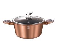 Cazo Berlinger Haus BH/1516 Metallic 28 cm 6,1 L cobre con tapa y apto para inducción