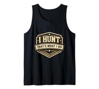 Cazo, eso es lo Que Hago, Vintage, Cazador, Amante de la Caza, Retro Camiseta sin Mangas