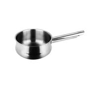 Fagor Silverinox - Cazo de 12 cm, Acero Inoxidable 18/10, Fondo Termodifusor, Diseño Bombeado, Mango Ergonómico, Sin PFOA, Exterior Pulido Espejo