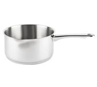 Cazo Inoxidable 18/10 Ø16cm, 1,6L, Ideal para cocinar, Resistente y fácil de Limpiar, Adecuado para Todo Tipo de Recetas.