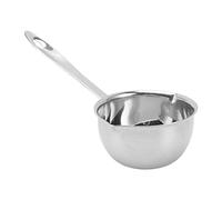 Cazo pequeño,Mini olla pequeña para Derretir Mantequilla,cazos de cocina induccion de acero inoxidable para Derretir Chocolate,Dulces,Mantequilla,Café(300ML)